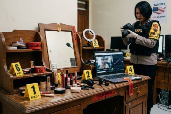 meja-rias-barang-bukti-scam-fabiola-agnes-solo-baru